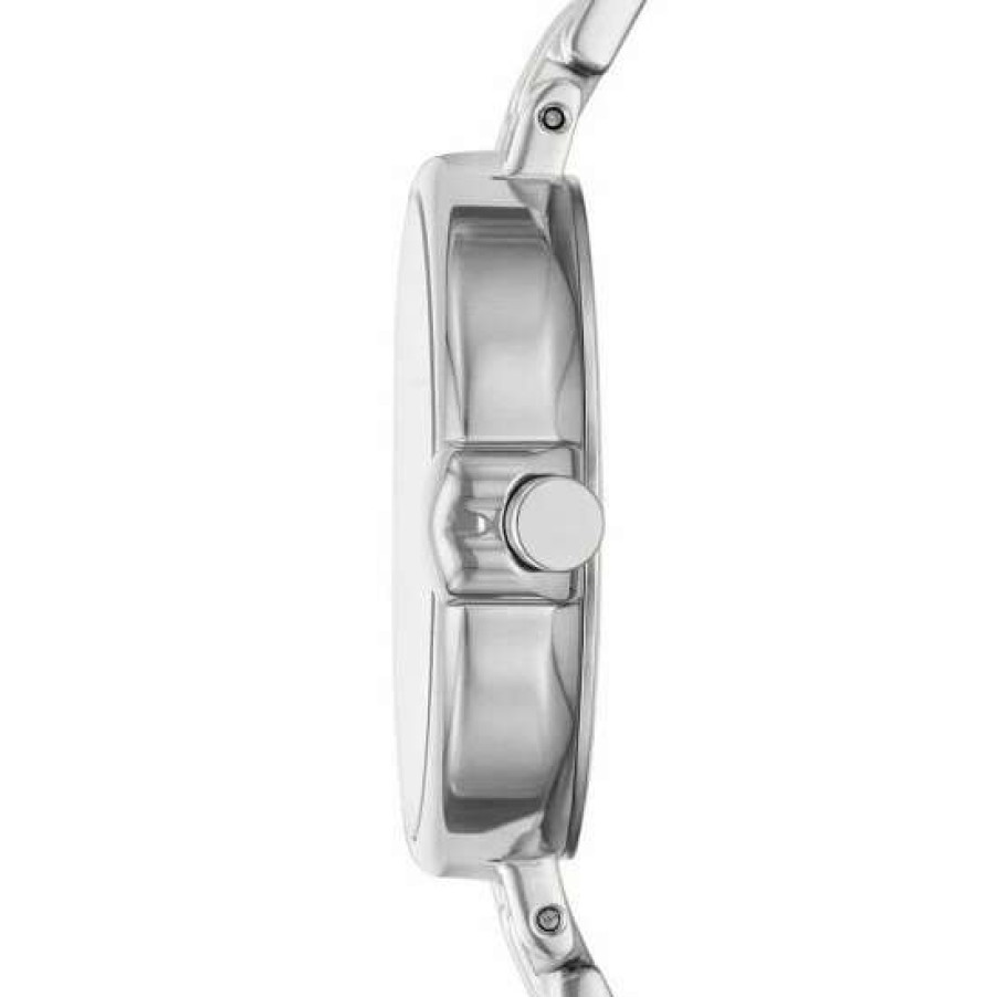 Accessories * | Budget Kate Spade New York Women'S Chelsea Park Three-Hand Date Stainless Steel Bracelet Watch Silver