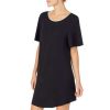 Lingerie * | Coupon Kate Spade New York Solid Jersey Knit Nightgown Black