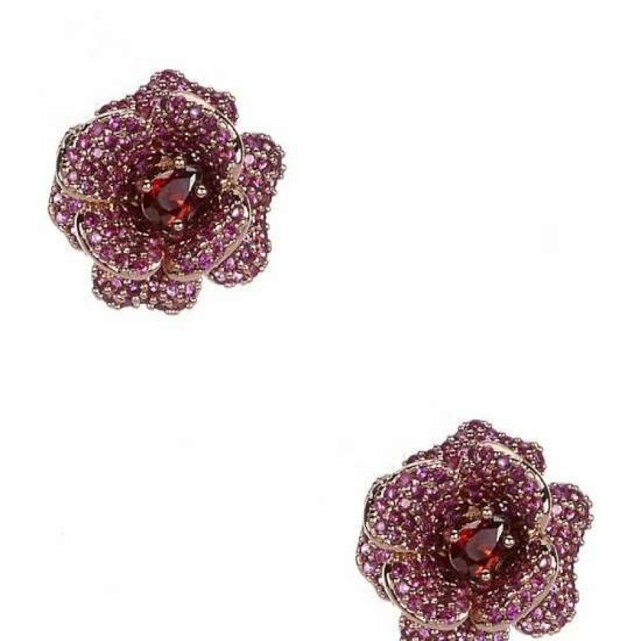 Accessories * | Coupon Kate Spade New York Rosy Stud Earrings Red Multi