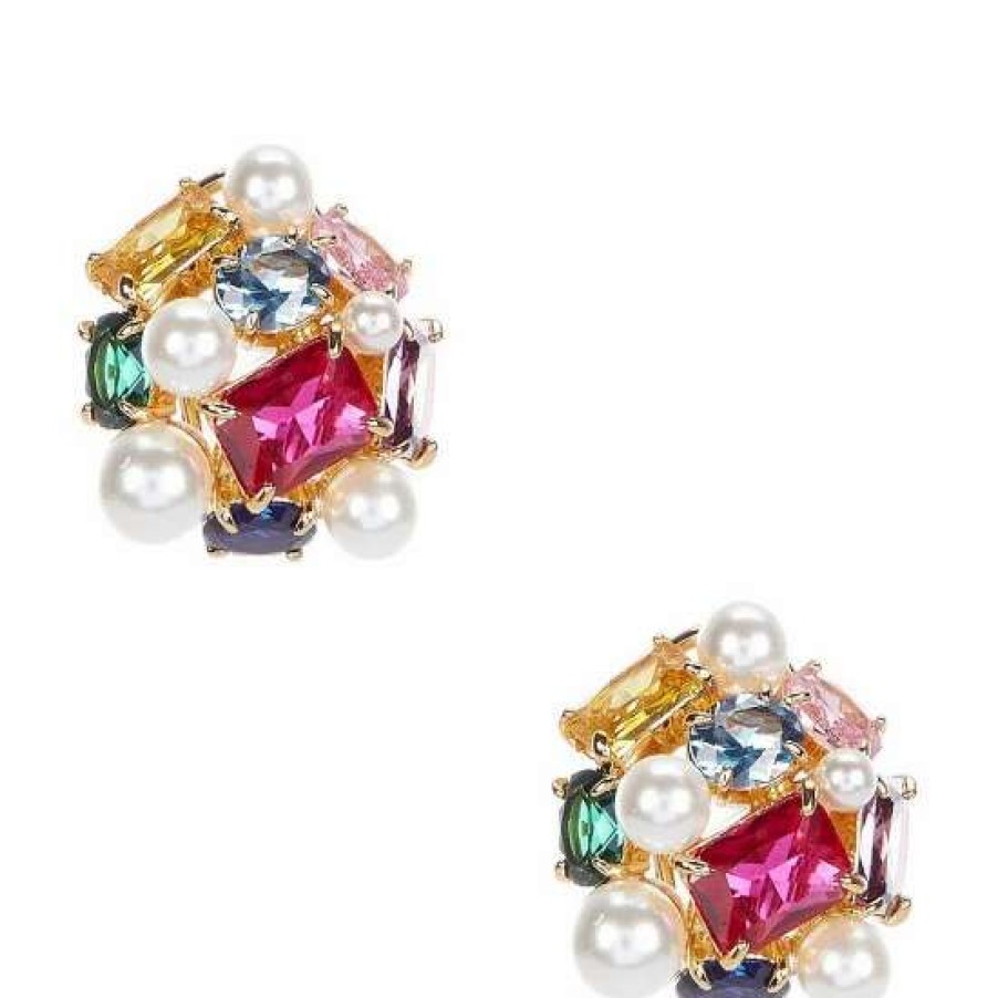 Accessories * | Flash Sale Kate Spade New York Candy Shop Cluster Stud Earrings Multi