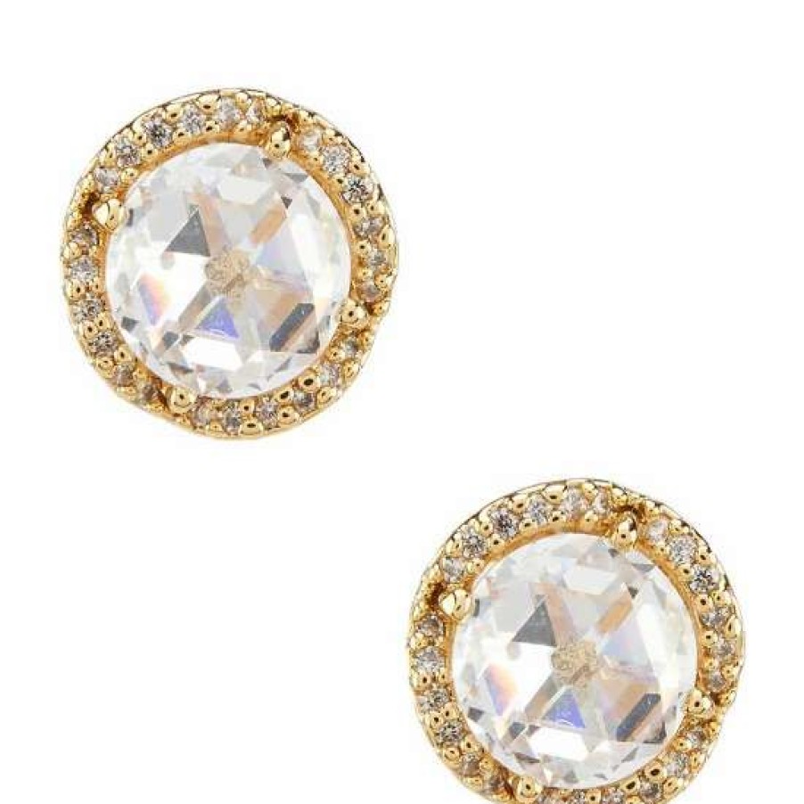 Accessories * | Buy Kate Spade New York That Sparkle Pave Round Large Stud Earrings