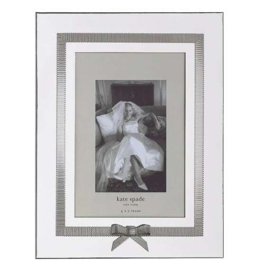 Home * | Best Reviews Of Kate Spade New York Grace Avenue Picture Frame Silver