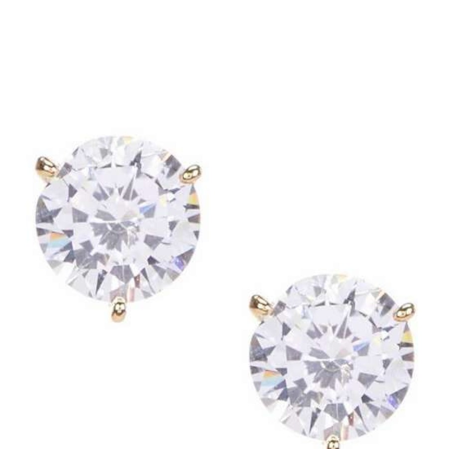 Accessories * | Coupon Kate Spade New York Brilliant Trio Prong Stud Earrings