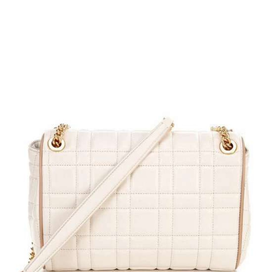 Handbags * | Wholesale Kate Spade New York Evelyn Quilted Leather Medium Convertible Shoulder Bag Ivory