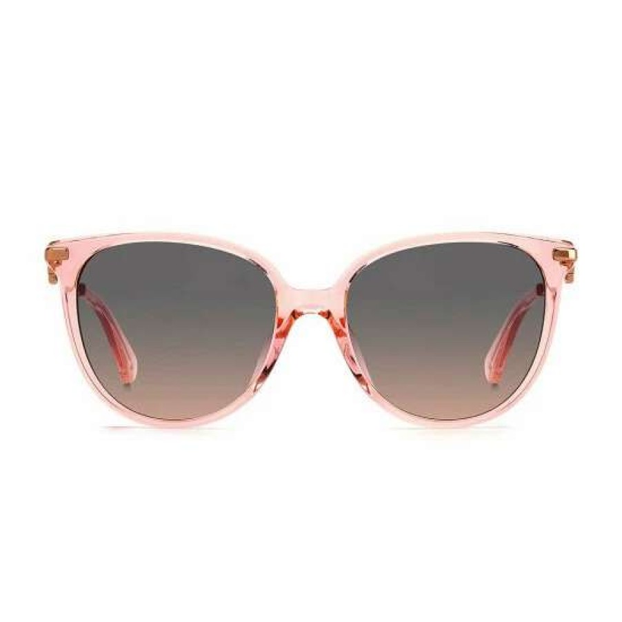 Accessories * | Promo Kate Spade New York Women'S Kristina 54Mm Round Sunglasses Pink