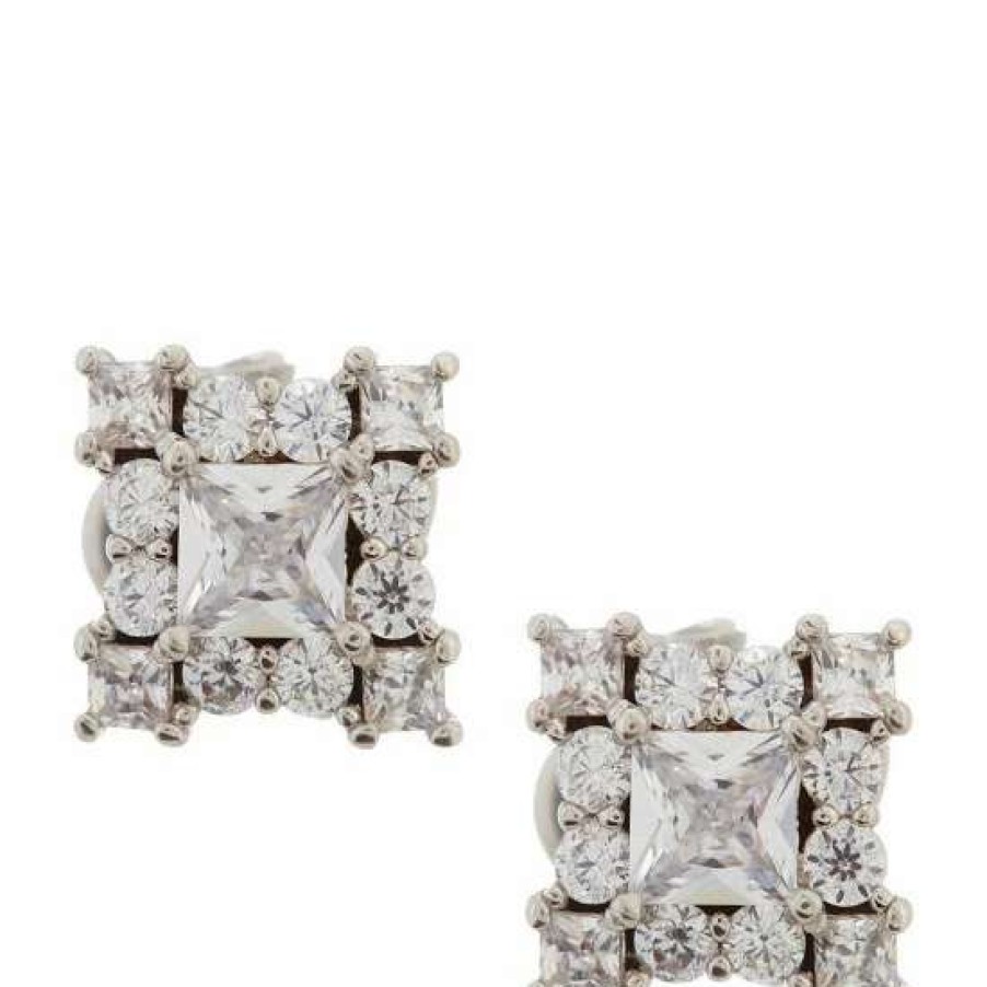 Accessories * | Wholesale Kate Spade New York Magic Moment Stud Earrings Clear/Silver