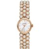 Accessories * | Coupon Kate Spade New York Monroe Pearl Three-Hand Tone Stainless Steel Watch Rose Gold