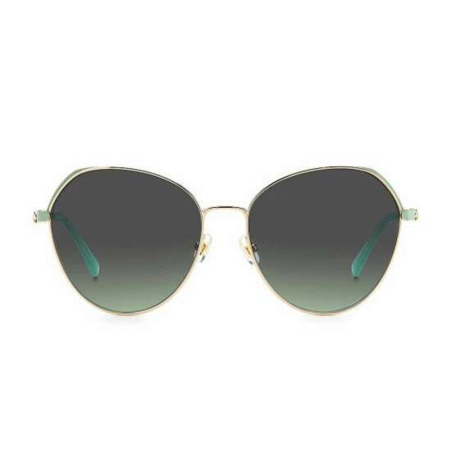 Accessories * | Best Pirce Kate Spade New York Women'S Octavia 59Mm Round Sunglasses Green