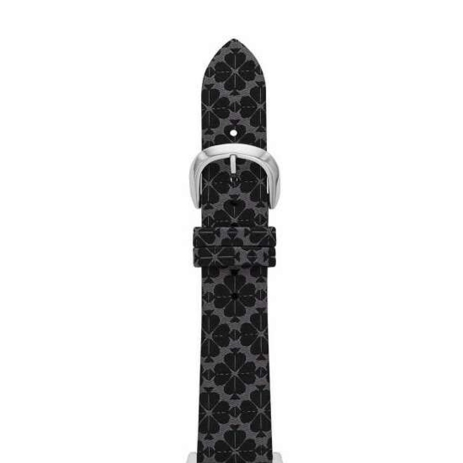 Accessories * | Best Deal Kate Spade New York Jacquard Fabric 38/40/41Mm Band For Apple Watch Black