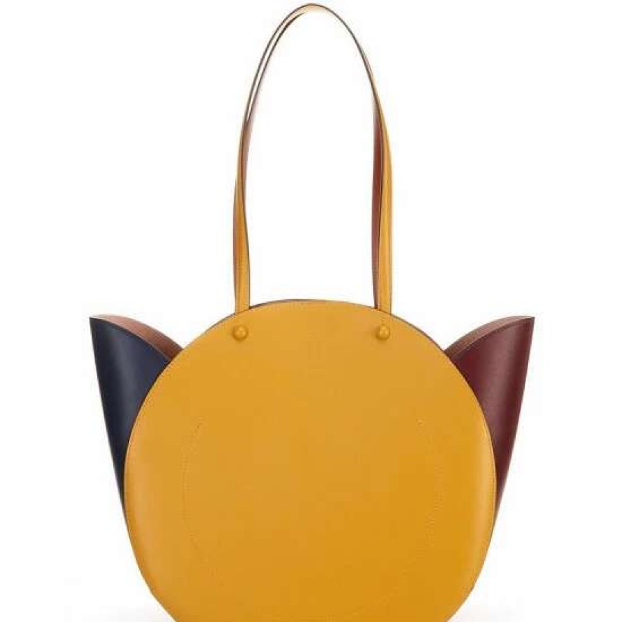 Handbags * | Top 10 Kate Spade New York Dottie Colorblock Medium Leather Tote Bag Multi