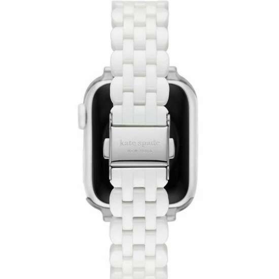 Accessories * | Discount Kate Spade New York Ceramic 38/40Mm Apple Watch Bracelet Band White