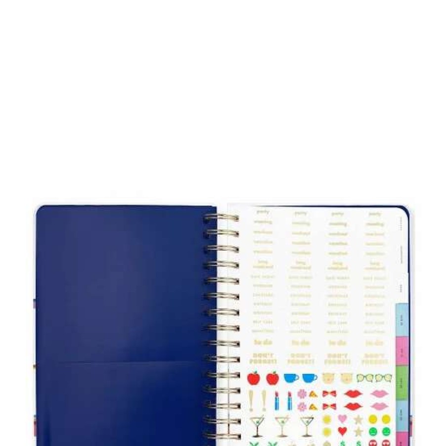 Accessories * | Coupon Kate Spade New York Bookshelf 17-Month Large Planner Multi